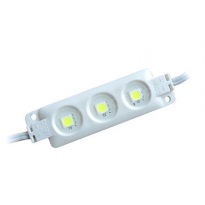 Modulo 3 LEDs SMD5050 IP-65 Blanco Medidas: 20x68x7mm